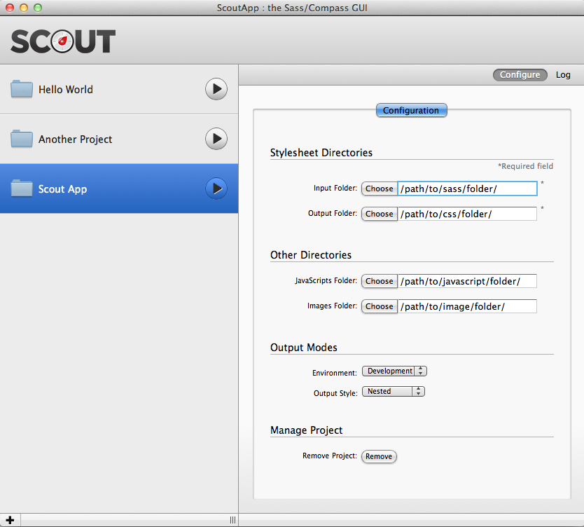 Screenshot of Scout-App Classic