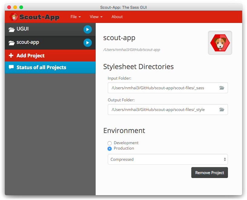 Screenshot of Scout-App 2